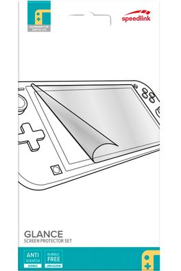 Glance 3x Display-Schutzfolien Set für Nintendo Switch Lite