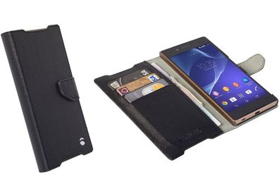 Boras Folio Wallet 2in1 Black für Sony Xperia Z5