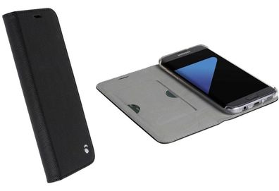 Malmö Folio Wallet 2in1 Black für Samsung Galaxy S7 Edge