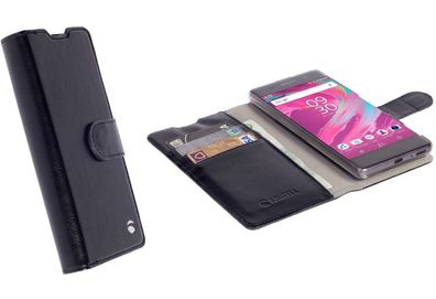 Ekerö Folio Wallet 2in1 Black für Sony Xperia XA