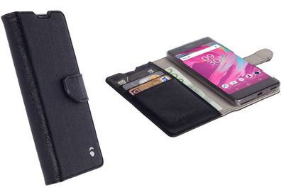 Boras Folio Wallet 2in1 Black für Sony Xperia XA