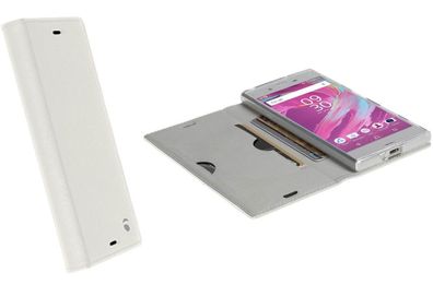 Malmö 4 Card Folio White für Sony Xperia XA1