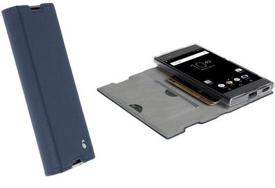 Malmö 4 Card Folio Blue für Sony Xperia XA1