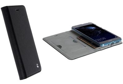 Malmö 4 Card Folio Black für Huawei P10 Lite