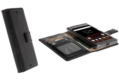 Sunne 5 Card Folio Wallet Black für Sony Xperia XZ/XZs