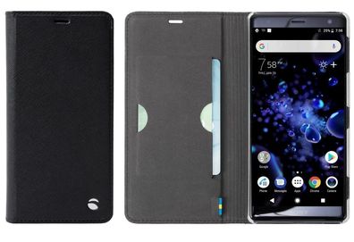Malmö 2 Card Folio Black für Sony Xperia XZ2