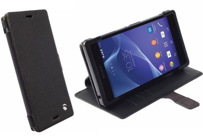Malmö Card Flip Case Black für Sony Xperia Z3/Z3 Dual