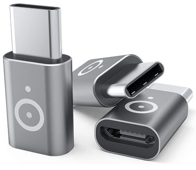 3x USB-C-Adapter Aluminium