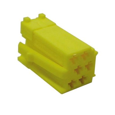 Mini-ISO Stecker-Gehäuse 6-Pol Gelb