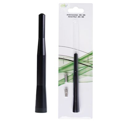 Ersatz-Antennen-Stab 16V 11,5cm Alu Schwarz