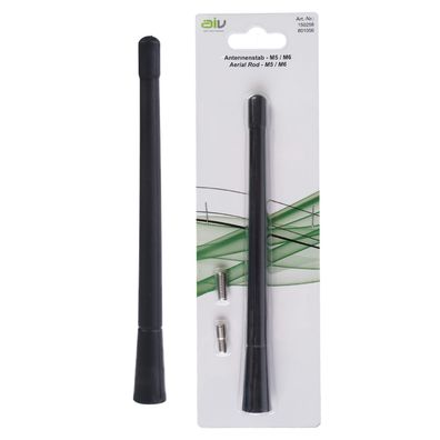 Ersatz-Antennen-Stab 16V 17cm Rubber-Flex Schwarz