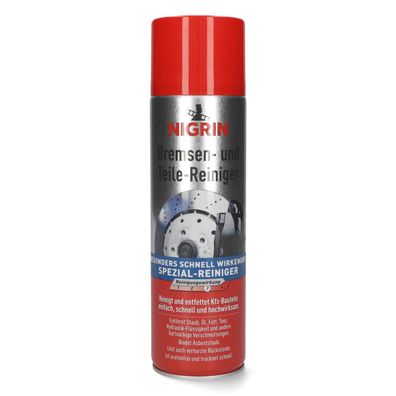 Nigrin Bremsen-Reiniger Spray 500ml Teile-Reiniger Entfettet Motor Auto KFZ etc