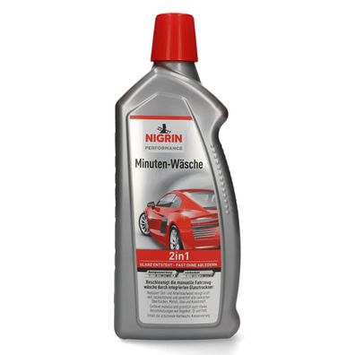 Nigrin 2in1 Minuten-Wäsche Auto-Shampoo + Glanz-Trockner Hartwachs-Konservierung
