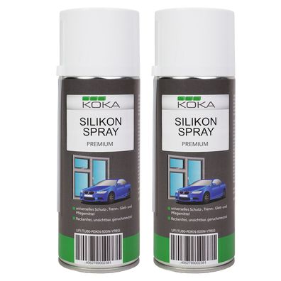 2x Silikonspray Premium 400ml