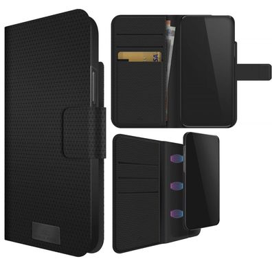 2in1 Wallet Schwarz für Apple iPhone 12 mini
