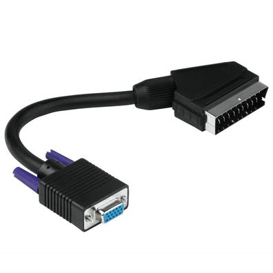 Adapter VGA-Kupplung 15-pol auf Scart-Stecker