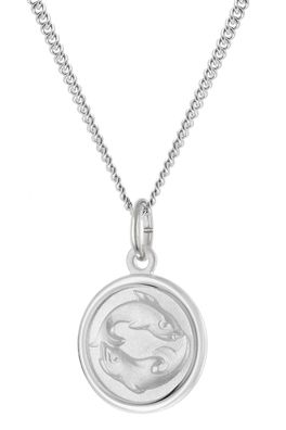 trendor Schmuck Kinder-Halskette Sternzeichen Fische 925 Silber 28606-03
