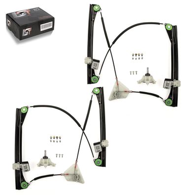 2x Manueller Fensterheber vorne links rechts für VW Polo 9N 2/3 Türer 2001-2009