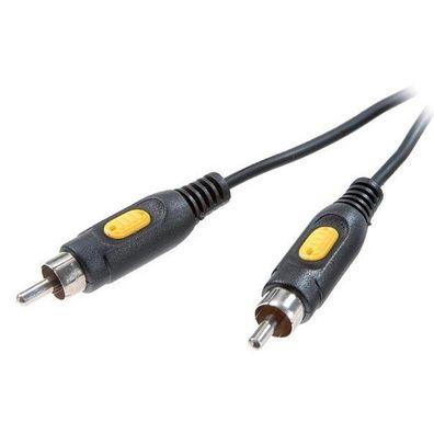 Video/Audio Cinch-Verbindungskabel 1x RCA-Stecker
