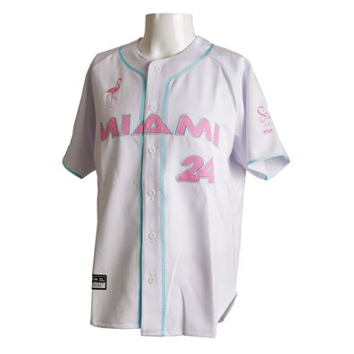 Stake F1 Team Kick Sauber Herren Flamingo Baseball Shirt