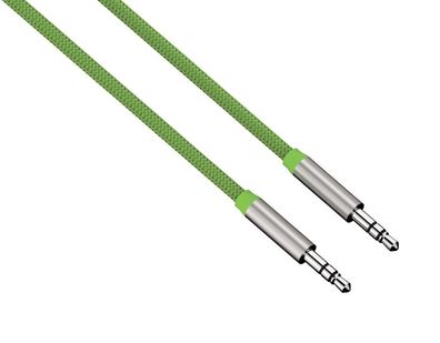 Audio Kabel 3,5mm Klinke Color Line 0,5m Grün