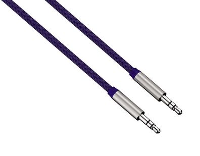 Audio Kabel 3,5mm Klinke Color Line 0,5m Blau