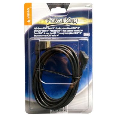 HDMI-Kabel 3m mit 90° Stecker