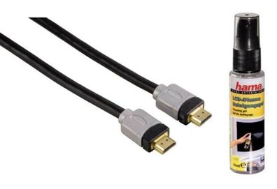 HDMI-Kabel 1,5m + TV-Reiniger