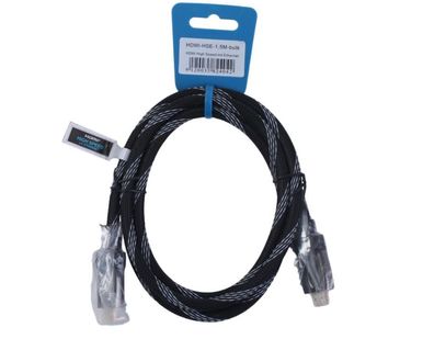 High Speed HDMI Kabel 1,5m mit Ethernet Metall-Stecker