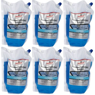 6x Performance Scheiben-Frostschutz Fertigmix -22°C Beutel