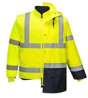 Portwest S768 Hi-Vis 5-IN-1 Yellow/Marine Size 3XL
