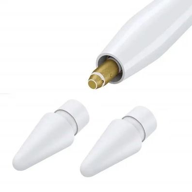 Apple Pencil Spitze Ersatzspitze passend für Apple Pencil 1 und 2 Generation/2 Stück
