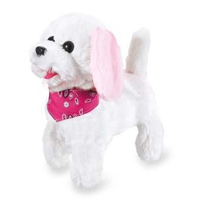 Trixi Rc Plüschhund WeissRosa 27Mhz