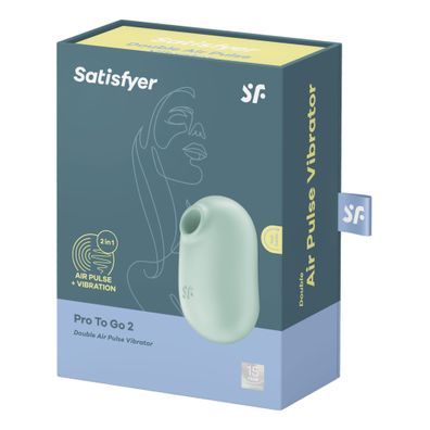 Pro to Go 2 - Double Air Pulse Vibrator - Minze