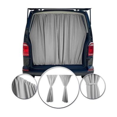 Maß Gardinen Sonnenschutz für Dacia Jogger Heckklappe Vorhänge Grau