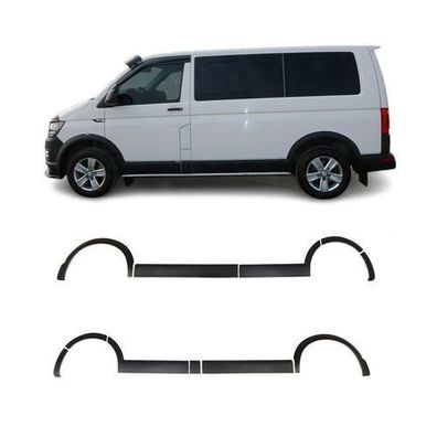Radlaufschutz Kotflügel für VW T6 2015-2019 L1 Kurzer LHD ABS Schwarz 11tlg