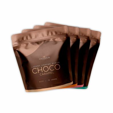 Cocosolis Luxury Coffee Scrub Box Set 4 Artikel