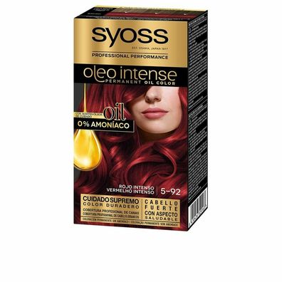 Syoss Oleo Intense Permanent Hair Color 5-92 Intense Red