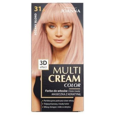 Joanna Multi Cream Haarfarbe 31.5 Roseblond - 100 ml
