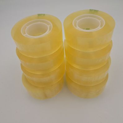 Klebefilm / Klebeband PP transparent 19mm x 33m low noise mit 26mm Plastikkern