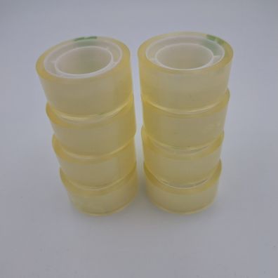 Klebefilm / Klebeband PP transparent 19mm x 10m low noise mit 26mm Plastikkern