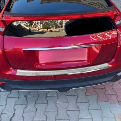 Ladekantenschutz Stoßstange für Mitsubishi Eclipse Cross 2017-21 Edelstahl Chrom