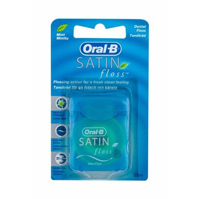 Oral b Satin Zahnseide Minze 25mt