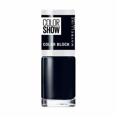 Maybelline New York Color Show Color Block Nail Polish #487 Blue Blocks 7ml