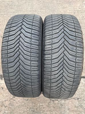 2x Allwetterreifen 215/55 R17 94V Michelin Cross Climate + DOT22 6,1-6,5mm