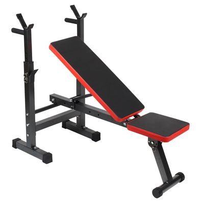 Wiltec Hantelbank klappbar 230 kg Trainingsbank Schrägbank Flachbank Fitness
