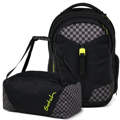 satch match Set aus match + Sporttasche MatDuf25, Dark Skate, Mädchen & Jungen