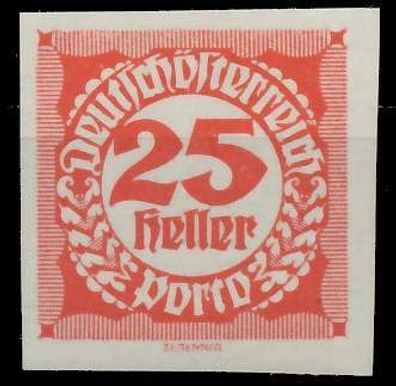 Österreich Portomarken 1920 21 Nr 97 postfrisch X999FF2