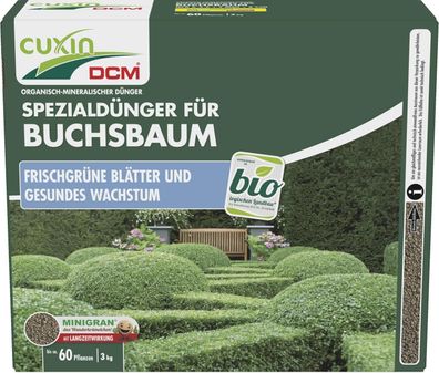 Cuxin DCM Spezialdünger Buchsbaum 3 kg Minigran