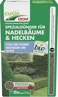 Cuxin DCM Spezialdünger Nadelbäume u. Hecken,1,5 kg